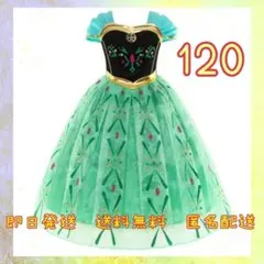 【新品】子供　プリンセス　コスプレ　ドレス　アナと雪の女王 ディズニー　120