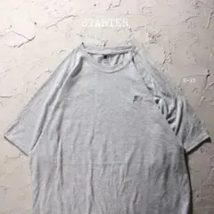 STARTER Tシャツ 刺繍　ワンポイント　シンプル　グレー