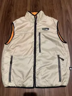 FIRST DOWN ベージュ ノースリーブベスト