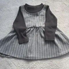 重ね着風トップス　80