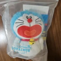 100%ドラえもん＆フレンズ展 おばけユーレイドラえもん ぬいぐるみキーホルダー