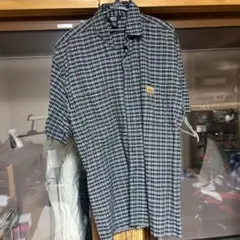 COUNTY チェック柄 半袖シャツ XL