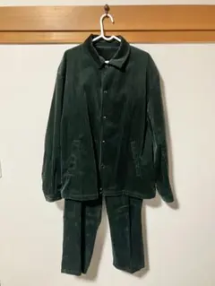 SENSE OF PLACE コーデュロイセットアップ Mサイズ ダークグリーン