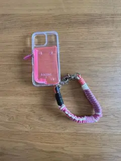 chesty スマホケース A SCENE コラボ　ピンク　ストラップ付き 2025年最新】a scene ストラップの人気アイテム - メルカリ
