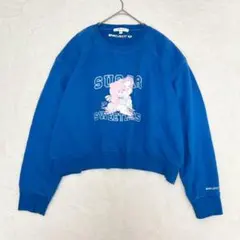 MOUSSY×PROJECT U コラボ◆スウェット トレーナー/ビックプリント