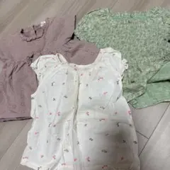 女の子　夏服　半袖3着