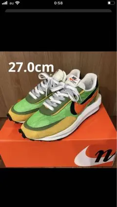 NIKE SACAI LD WAFFLE green