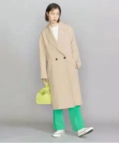 オーバー チェスターコートベージュ S BEAUTY&YOUTH