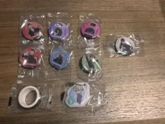 くら寿司ビッくらポン！怪獣8号マグネット7種、キーホルダー1種、マステ1種