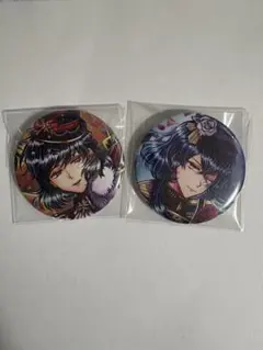 悪魔執事と黒い猫　あくねこ　バト缶　缶バッジ　バスティン