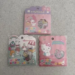 サンリオ　キャラクターおはじきシールフレークセット