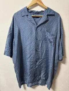 NAUTICA SLEEPWEAR シルク100% 半袖シャツ Lのサムネイル