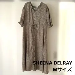小花柄ワンピース イエロー