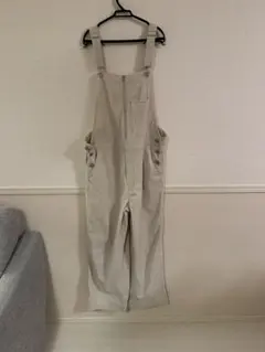 ワークマンレディース変形サロペット　クリーム コーディロイ