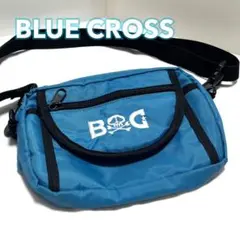 青　ナイロンポシェット　BLUECROSS