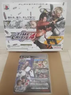 液晶テレビ対応 タイムクライシス4 + ガンコン3・ビッグスリー ガンシューティ