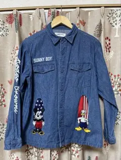 ロデオクラウンズ×ディズニー　デニムシャツ　3月まで