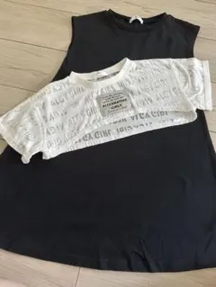 ALGY ワンピース 半袖 ブラック
