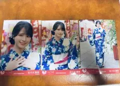 イコラブ 佐々木舞香 生写真 内緒バナシ コンプ 浴衣