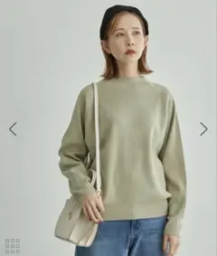 ロペピクニック　ライトグリーン ニットセーター 長袖　38サイズ