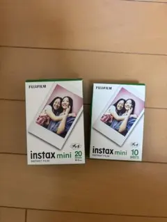 FUJIFILM instax mini インスタントフィルム 20枚と10枚