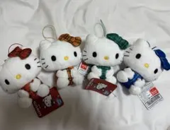 ハローキティ ぬいぐるみ キーホルダー マスコット3種セット