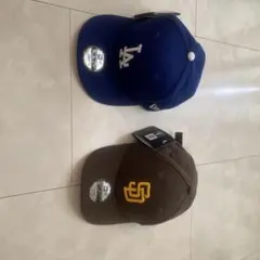 ロサンゼルス・ドジャース＆サンディエゴ・パドレス キャップセット