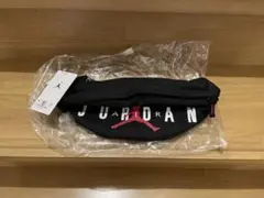 ジョーダン　ボディバッグ　ブラック　ウエストポーチ