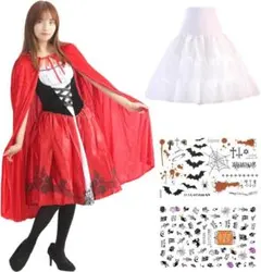 su569 赤ずきん ハロウィン☆コスプレ レディース 大人 仮装