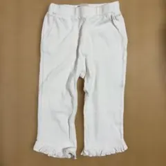 petitmainプティマイン110七分丈パンツ、ハートレギンスセット