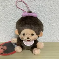 レトロモンチッチ マスコット ぬいぐるみ ピンク