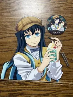 鬼滅の刃　時透無一郎　AGF2024 純喫茶　アクリルスタンド　コースター付き