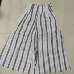 ストライプ ワイドパンツ Mサイズ