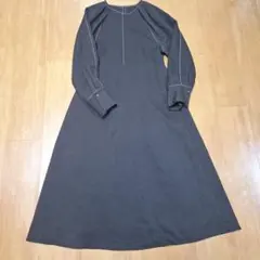 opaqueロングパフスリーブワンピース