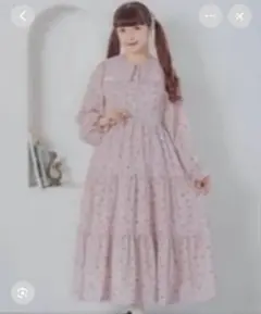 青木美沙子さん ハナセーラーカラーワンピース L ピンク 新品 しまみさ