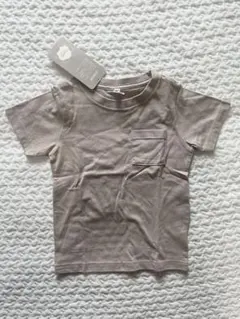 タグ付き　しまむら　キッズTシャツ　ベージュ