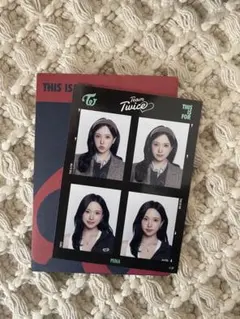 TWICE THIS IS FOR 証明写真ステッカー ミナ