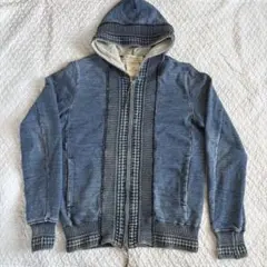 REMI RELIEF インディゴ染め パーカー M 廃盤 日本製