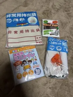 非常用持出しセット 4点