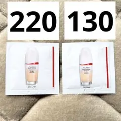 【匿名】SHISEIDO　エッセンススキングロウファンデーション130 220