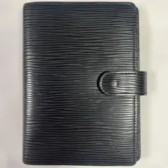 Louis Vuitton エピレザー手帳カバー 黒 - メルカリ