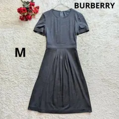 美品♪BURBERRY LONDON♪半袖ワンピース　M　ウールのサムネイル