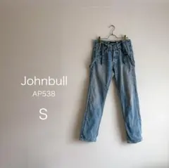 Johnbull ジョンブル デニム サスペンダー ワークパンツ AP538