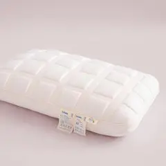 ホテル仕様 枕 1個 安眠 快眠 首サポート 格子柄 通気性