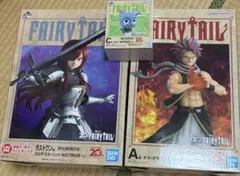 一番くじ　フェアリーテイル　フィギュア　ラストワン ナツ エルザ ハッピー