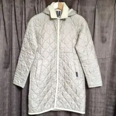 LAVENHAM キルティングコート ベージュ フード付き