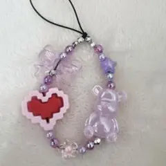 携帯ストラップ・スマホストラップ・ビーズストラップ