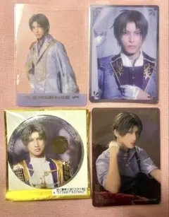 ミュージカル刀剣乱舞 刀ミュ クリアカード クリカ 缶バッジ へし切長谷部