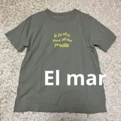 CANAL JEAN El mar メッセージプリント 半袖Tシャツのサムネイル