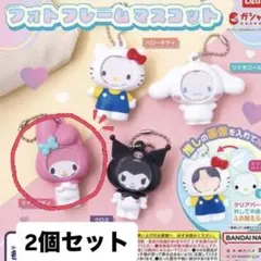 サンリオ　フォトフレームマスコット　マイメロディ 2個セット